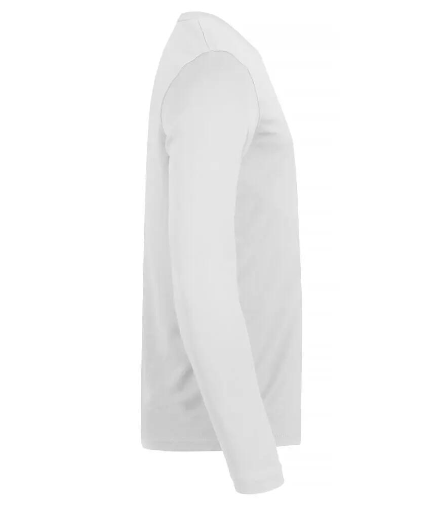 clique Basic Active-T L/S – T-shirt manches longues en polyester teint fil 4/4