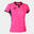 Maillot manches courtes Femme Joma Toletum ii rose fluo noir