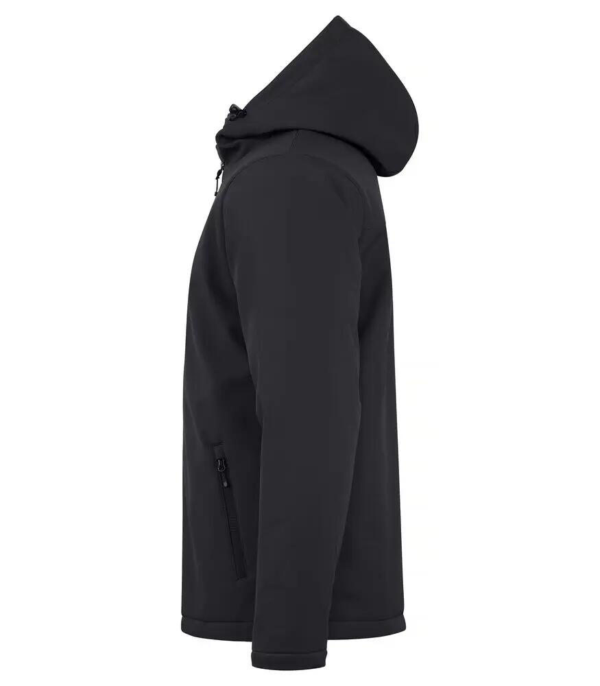 clique Padded Hoody Softshell — Giacca imbottita con cappuccio, WP 5000 3/4