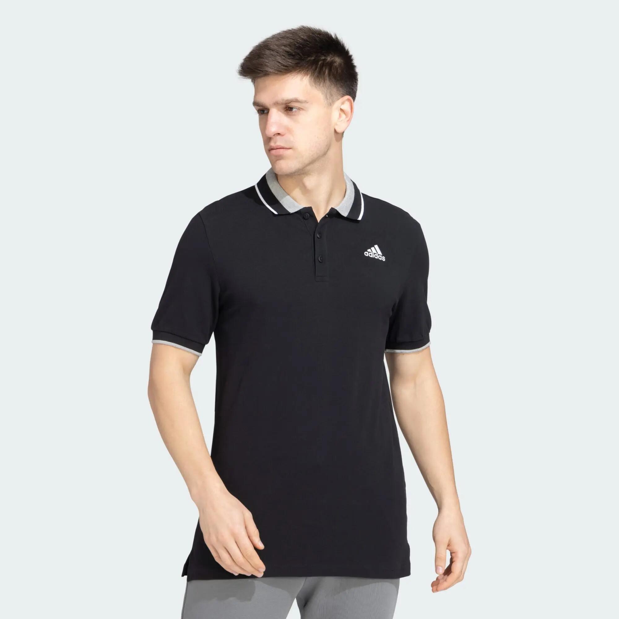 Adidas ESS Core Polo Men Training Polo Shirts Black -  1