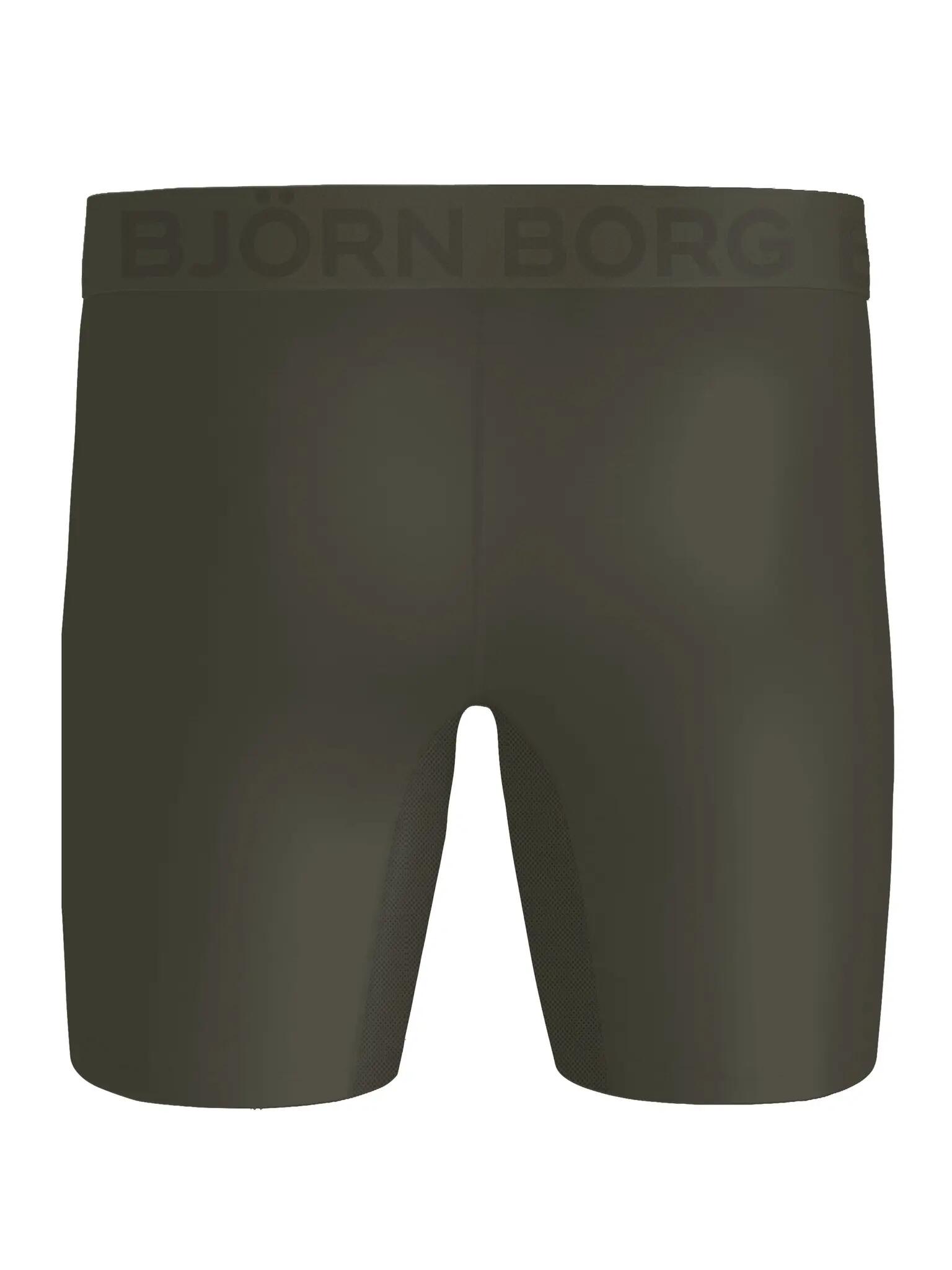 bjorn_borg Sports Lightweight Long Leg Boxer 2er Pack 3/4