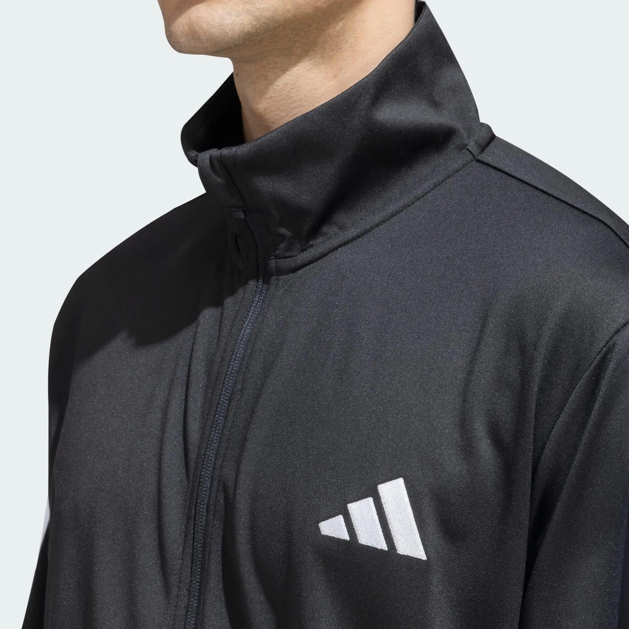 Adidas M 3S TR TT TS Men Sports Track Suit Black -  5