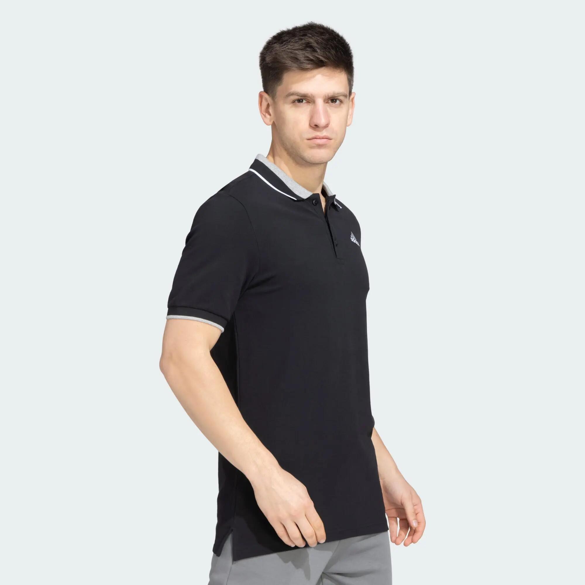 Adidas ESS Core Polo Men Training Polo Shirts Black -  4