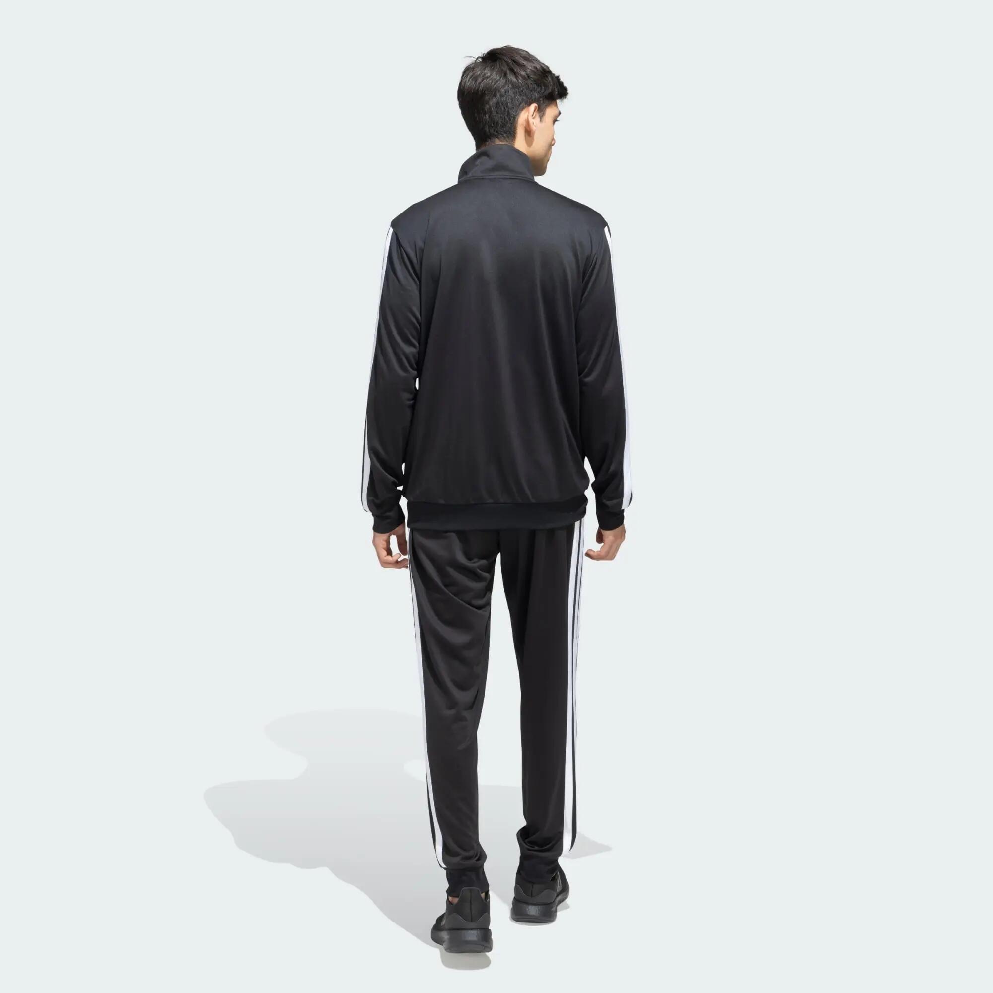 Adidas M 3S TR TT TS Men Sports Track Suit Black -  3