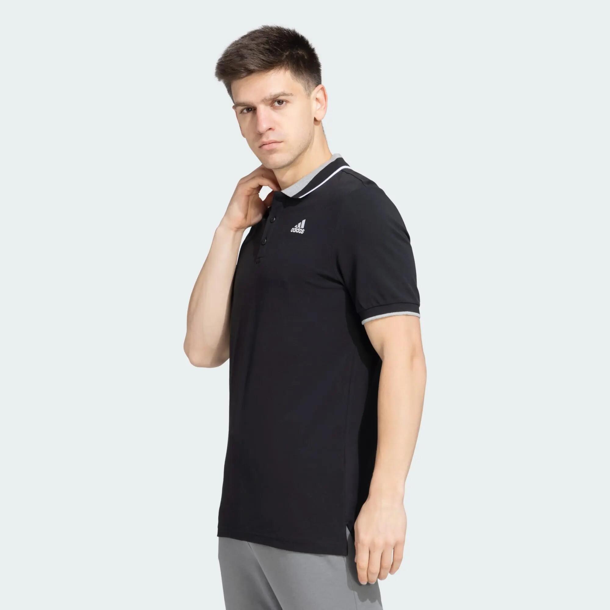 Adidas ESS Core Polo Men Training Polo Shirts Black -  2