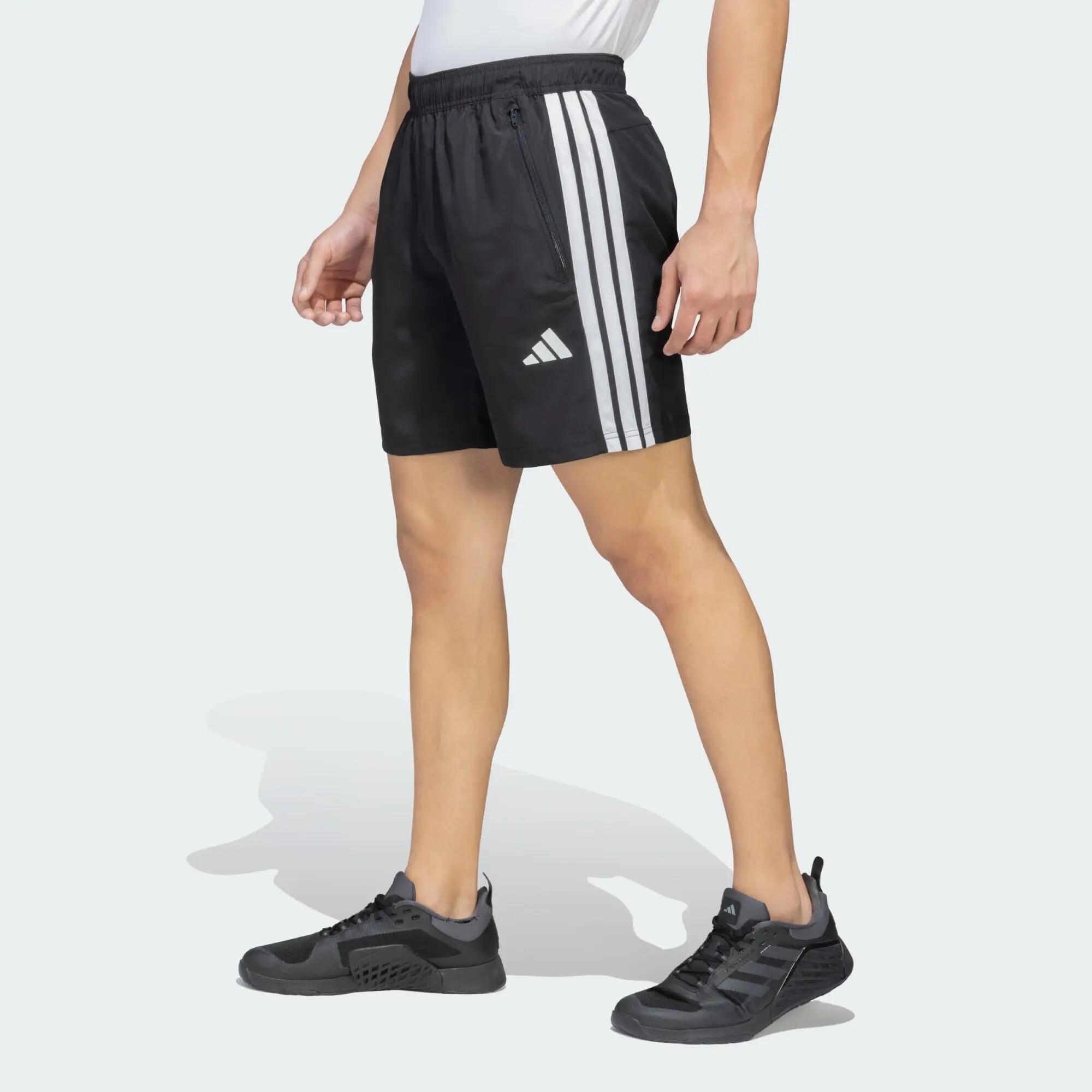 Adidas TR-ES 3S WV SH Men Training Shorts Black -  2