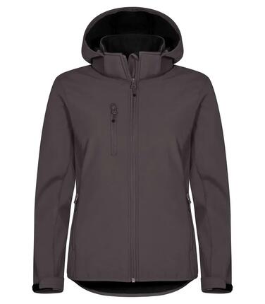 clique Classic Softshell Hoody Damen, 3-Lagen, recycelt