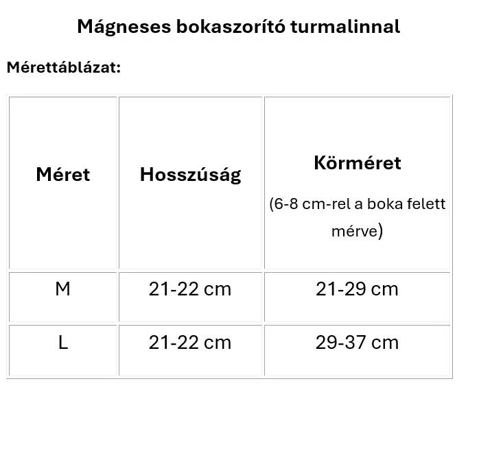 Bokaszorító mágnessel és  turmalinnal 2/2