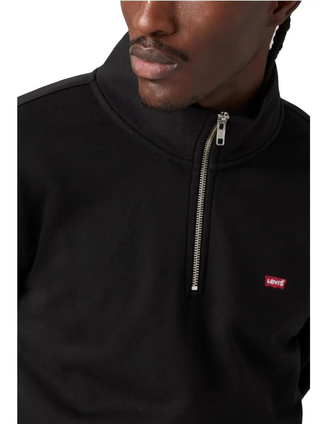 Sudaderas jerseys polares para Hombre Levis 	jersey levis original Negro 4/6