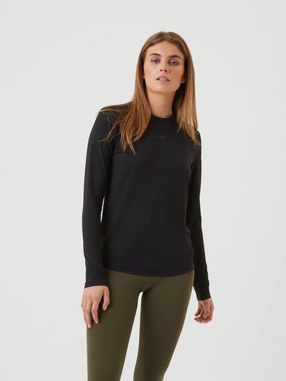 bjorn_borg BORG LONG SLEEVED T-SHIRT manches longues noir – BLACK BEAUTY