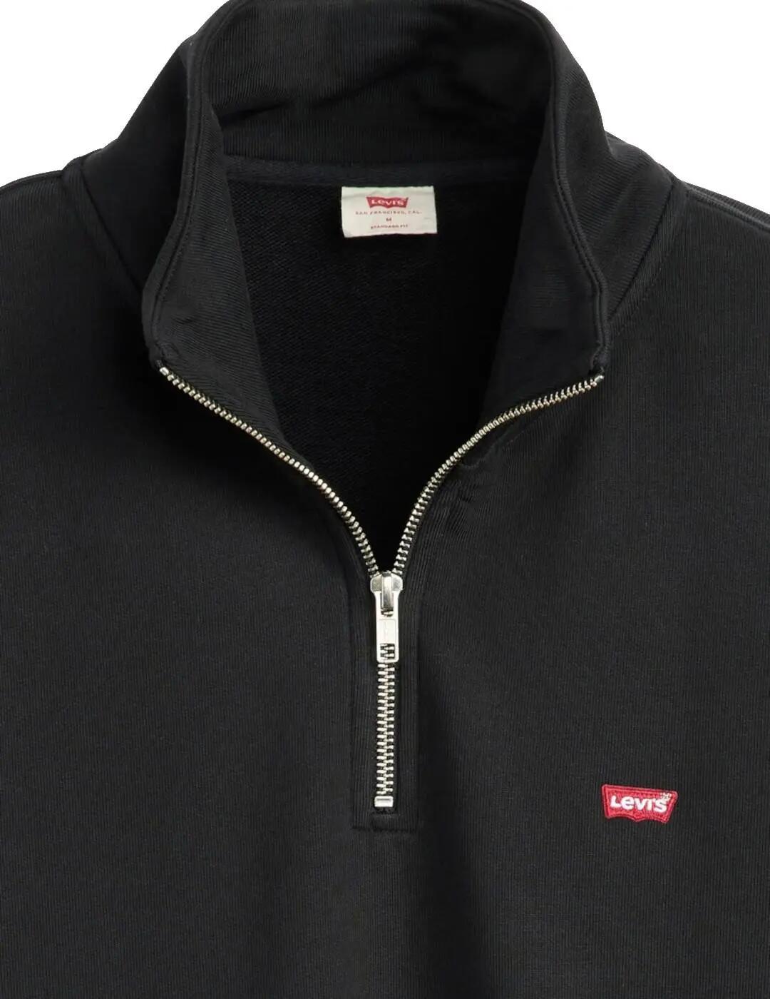Sudaderas jerseys polares para Hombre Levis 	jersey levis original Negro 2/6