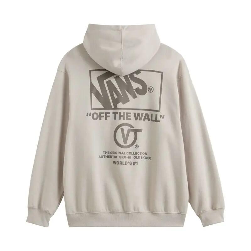 Sudadera Gris Vans Stockpile Taupe Mist Original y Resistente 2/5