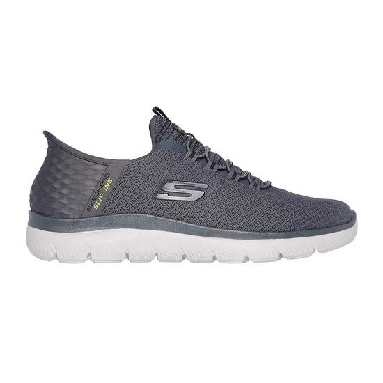 Skechers Sport Herren SUMMITS HIGH RANGE Sneakers Slip ins Vegan 232457 grau