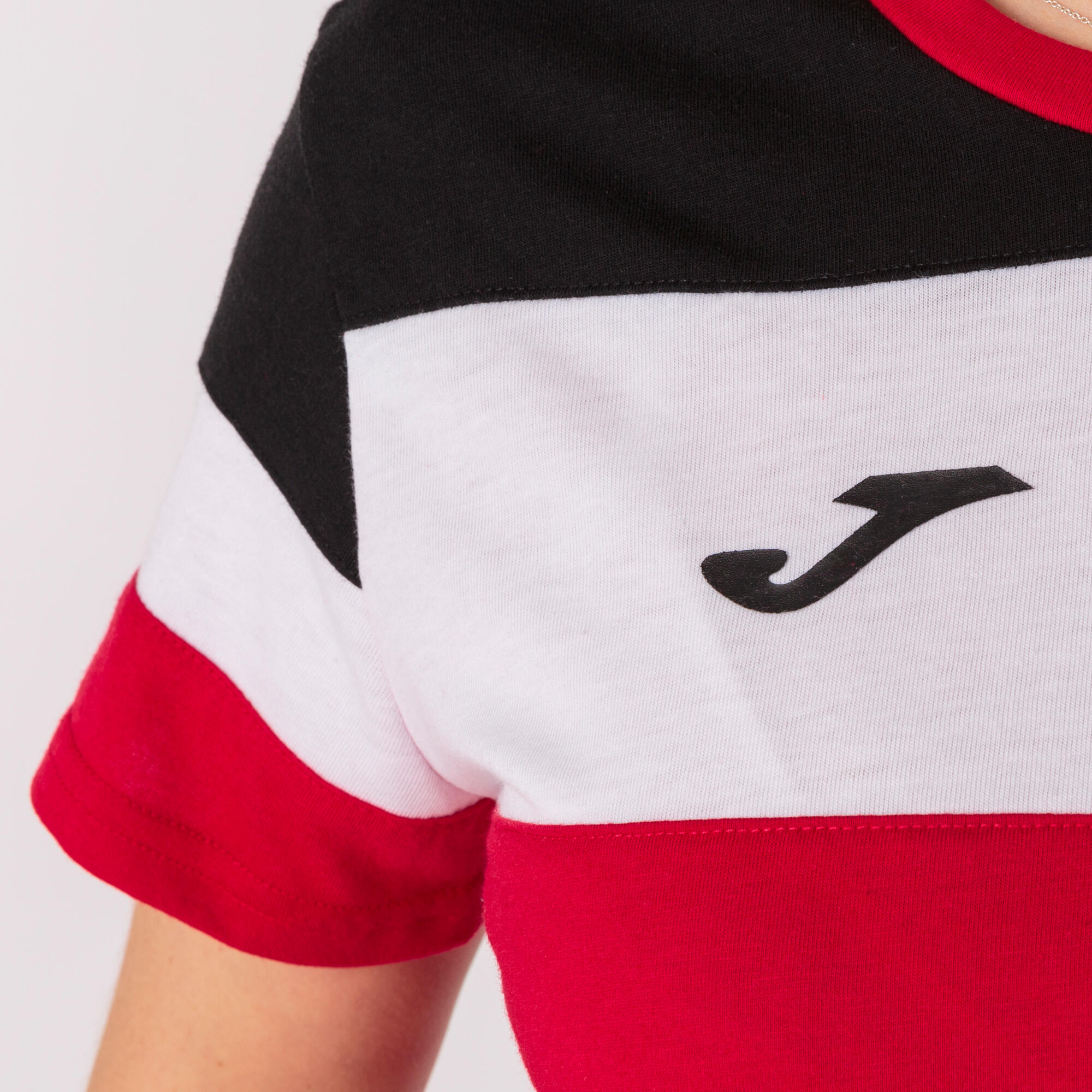 Camiseta Manga Corta Fútbol Mujer Joma Crew IV Rojo 4/5