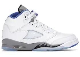 Chaussures - basket - enfants - rétro cuir, splatter - aj5 - blanc 3/3
