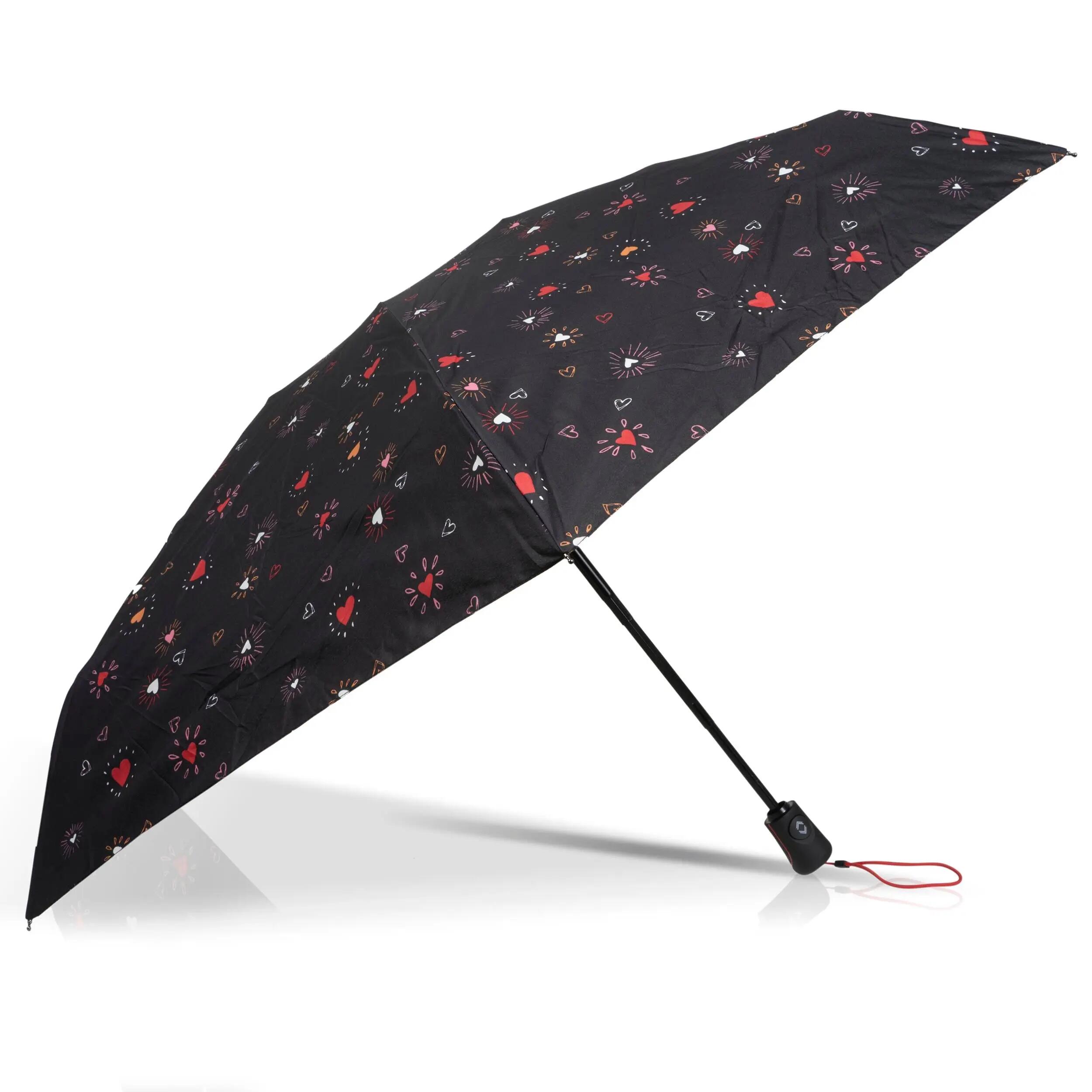 Parapluie solide, déperlant, large couverture 98 cm, mini 21cm et automatique 2/5