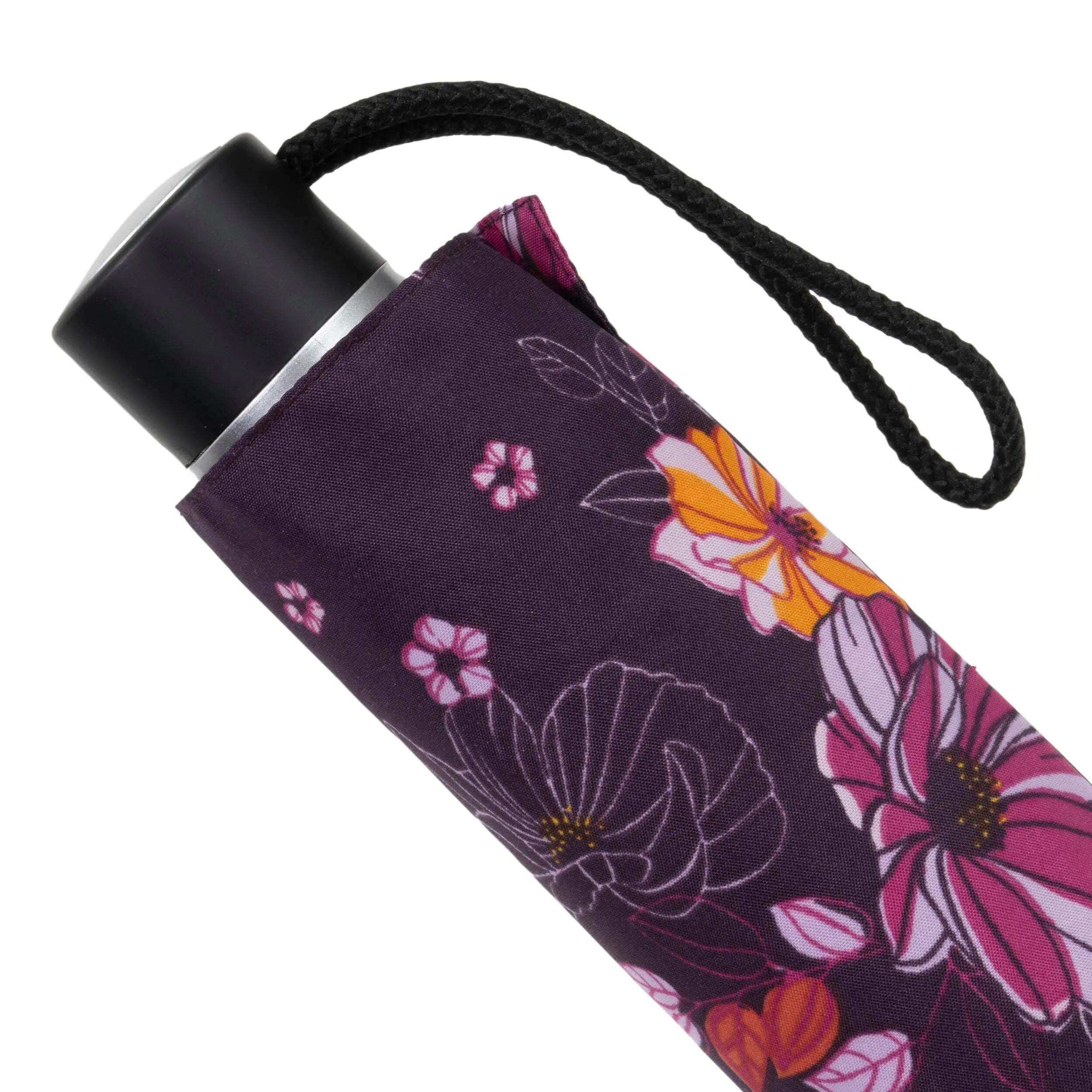 Petit Prix Paraplu Aubergine Bloemen 5/5