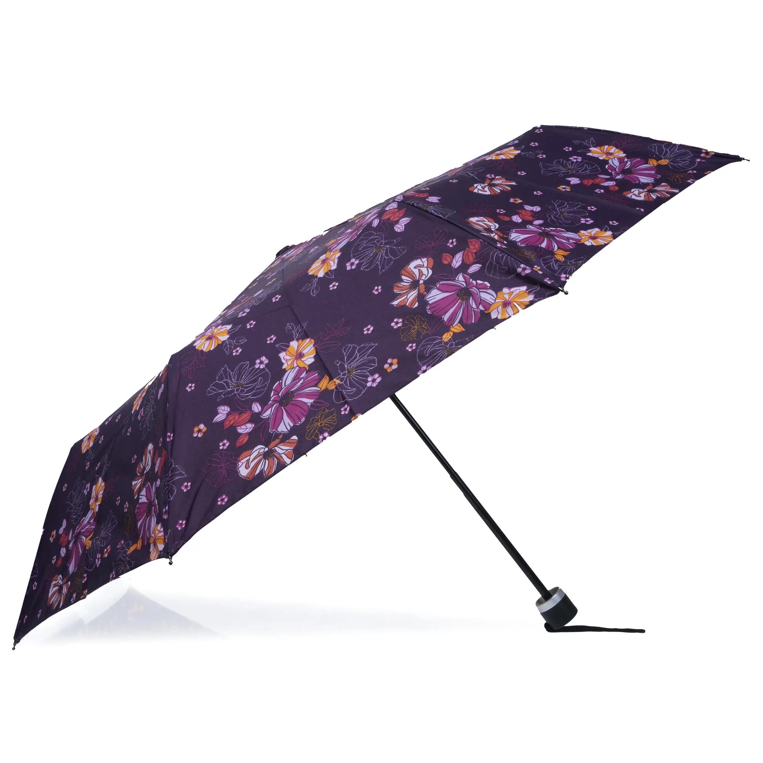 Petit Prix Paraplu Aubergine Bloemen 2/5