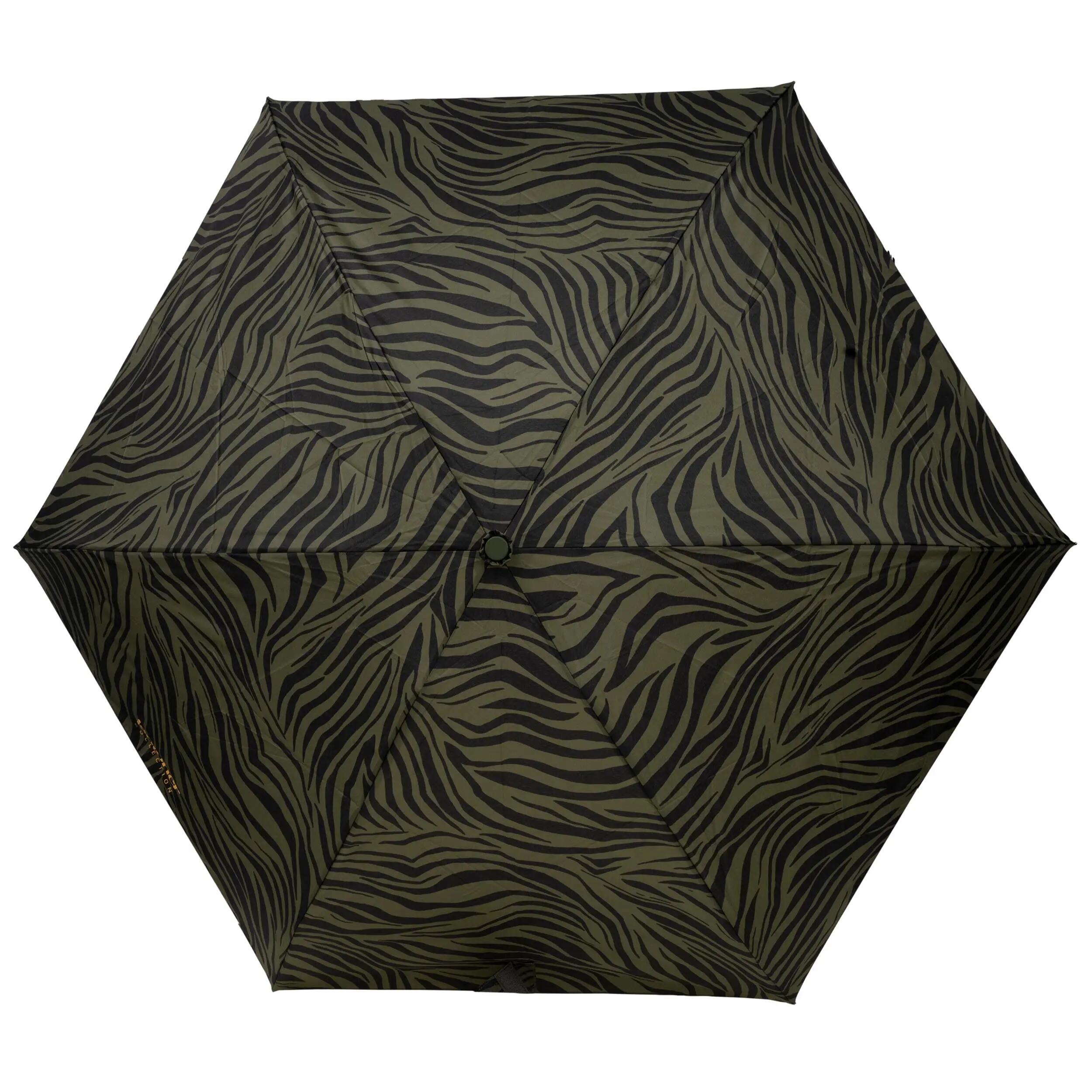 Mini Slim-paraplu Zebra Kaki 3/5