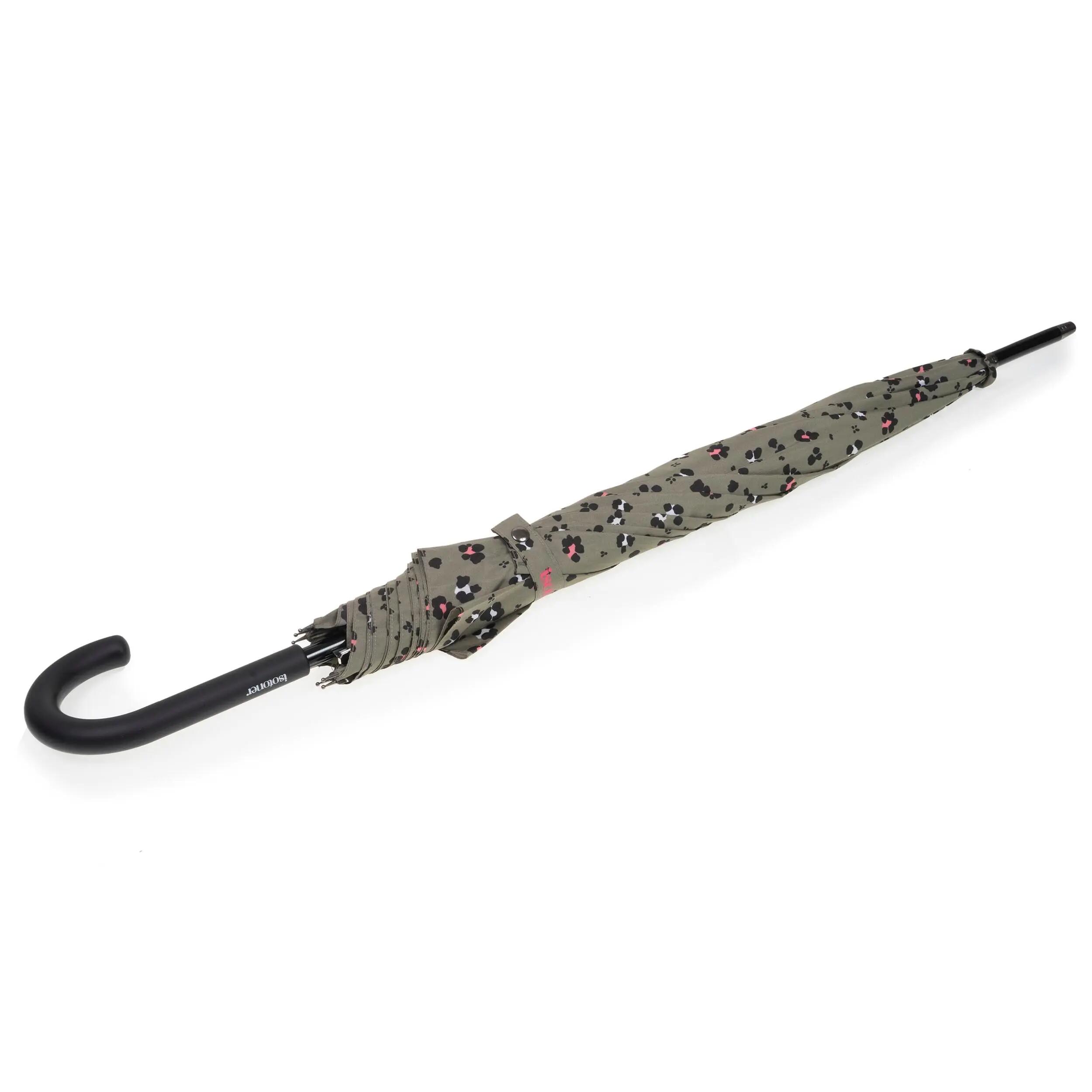 Luipaard Auto Cane Paraplu Khaki 3/5