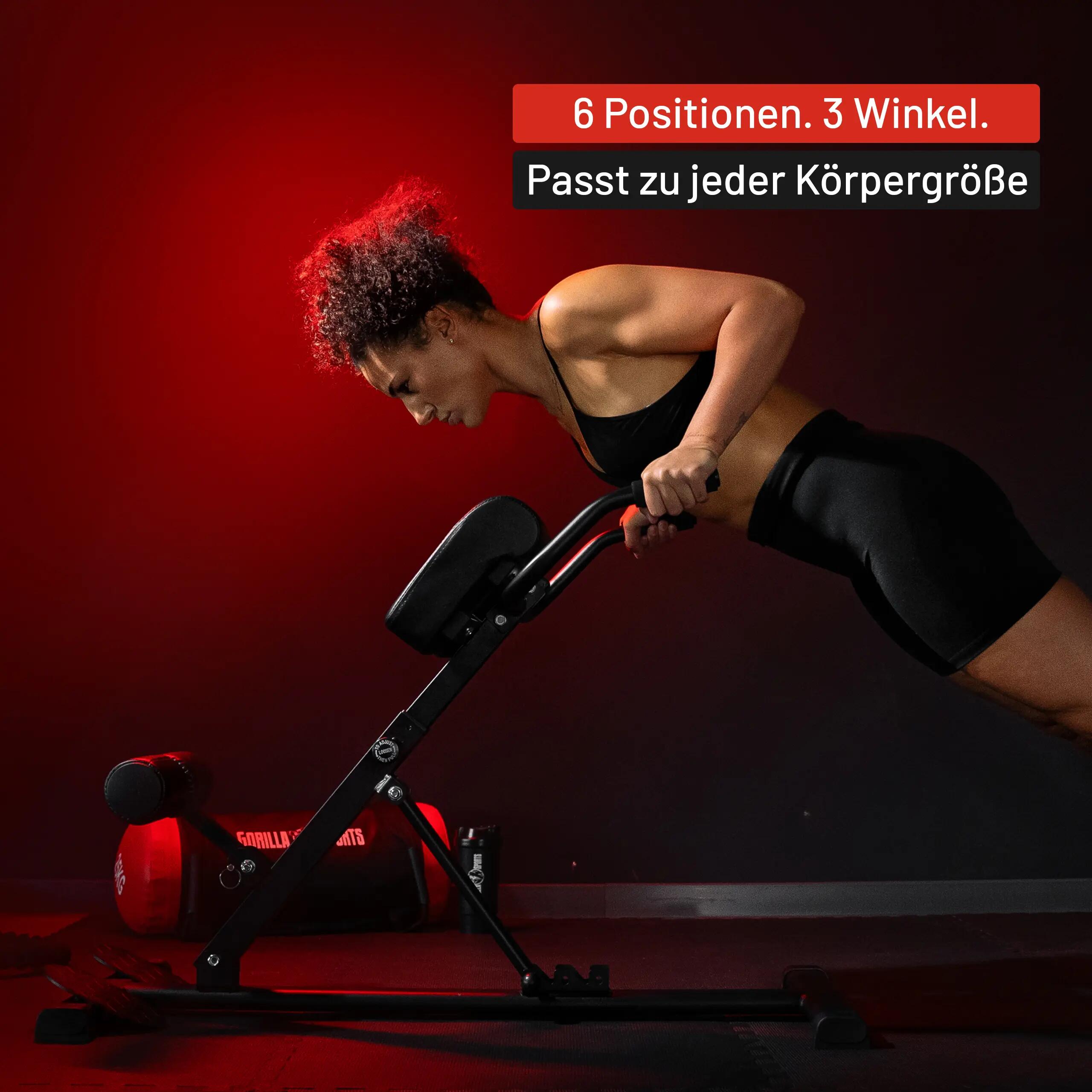Banc Lombaire -  Banc Musculation, Chaise Romaine Pliable, Chaise Abdominaux 4/7