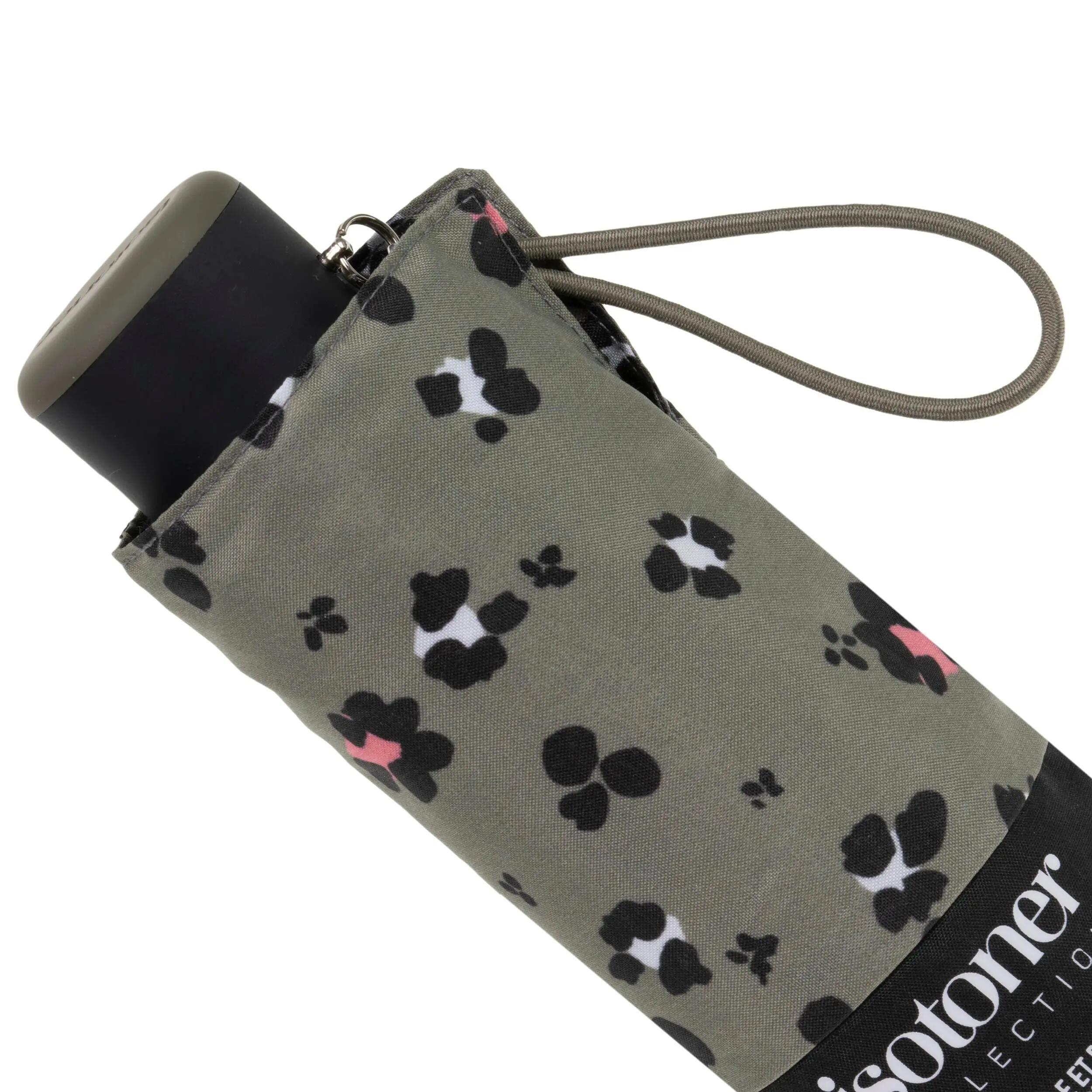 Mini Slim Luipaard Khaki Paraplu 5/5