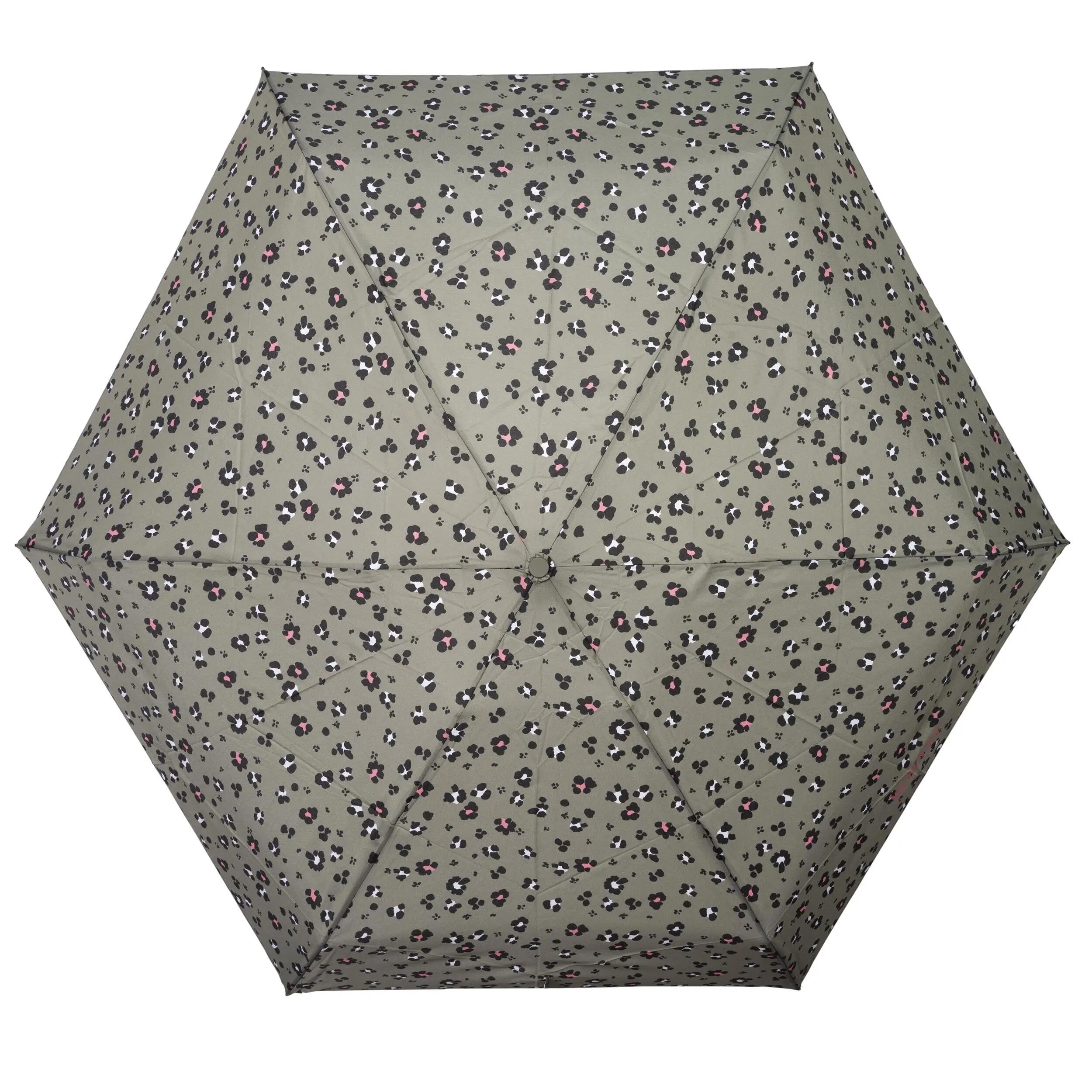 Mini Slim Luipaard Khaki Paraplu 3/5