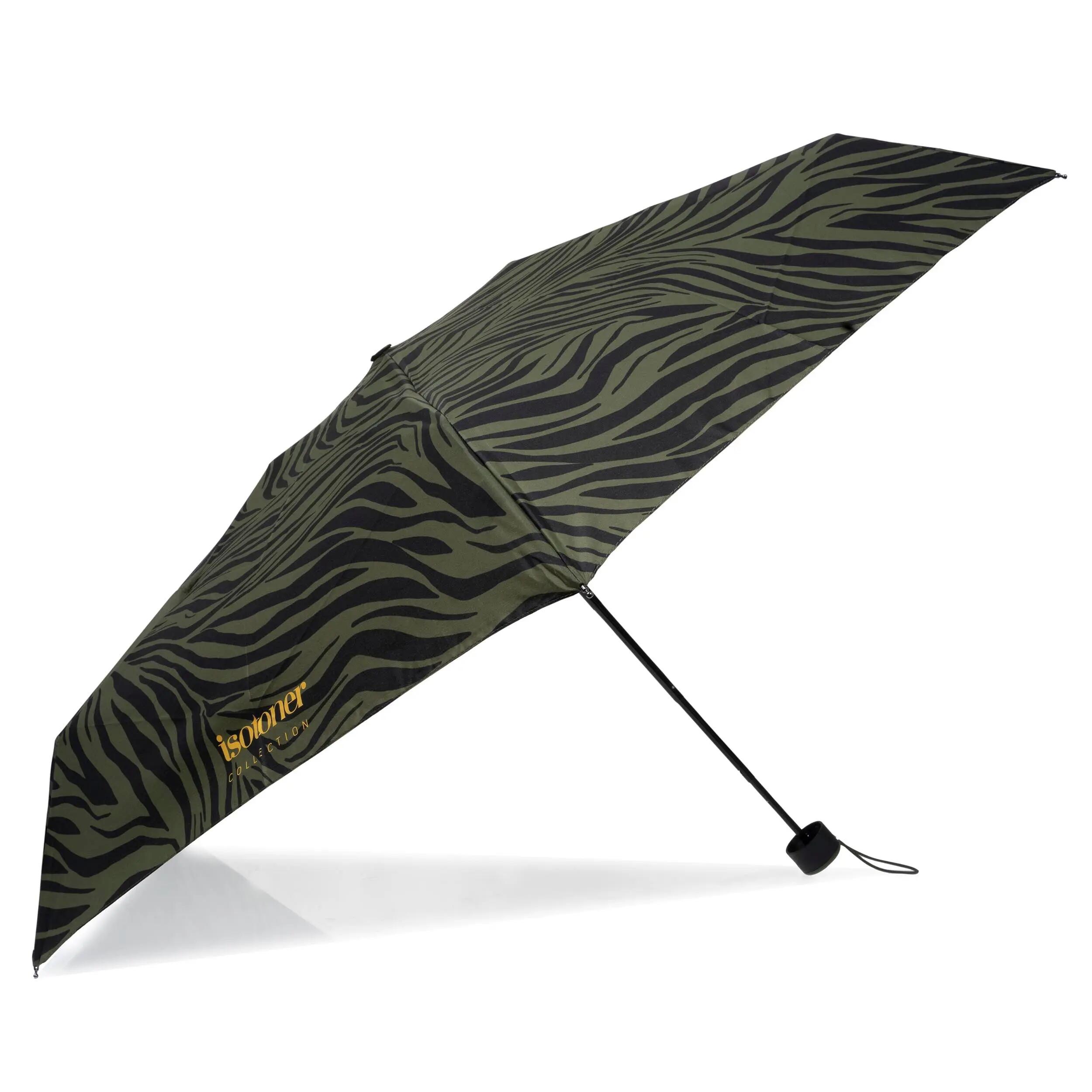 Mini Slim-paraplu Zebra Kaki 2/5