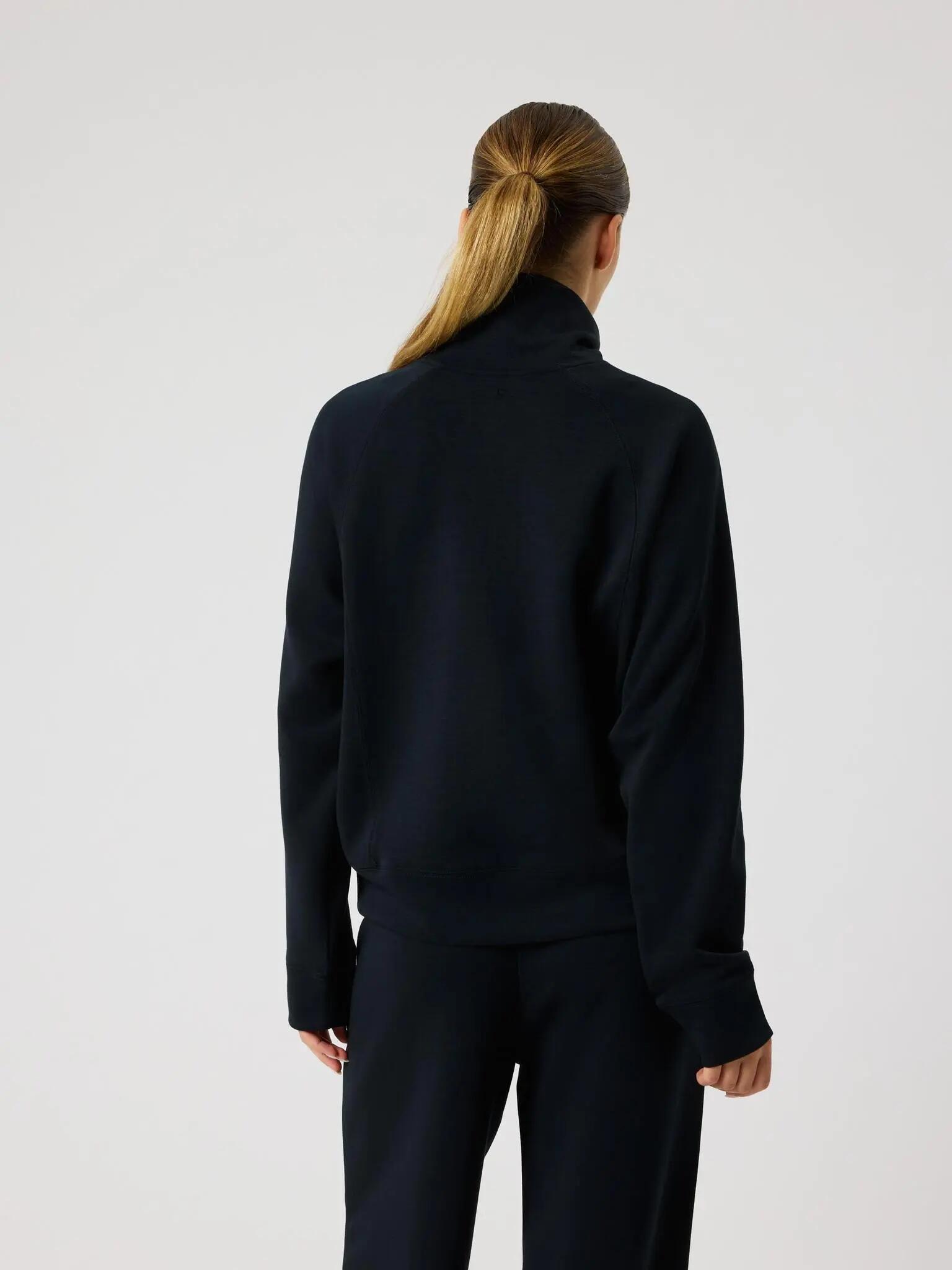 bjorn_borg STUDIO SOFT HALFZIP SWEATSHIRT Donna — Black Beauty 2/5