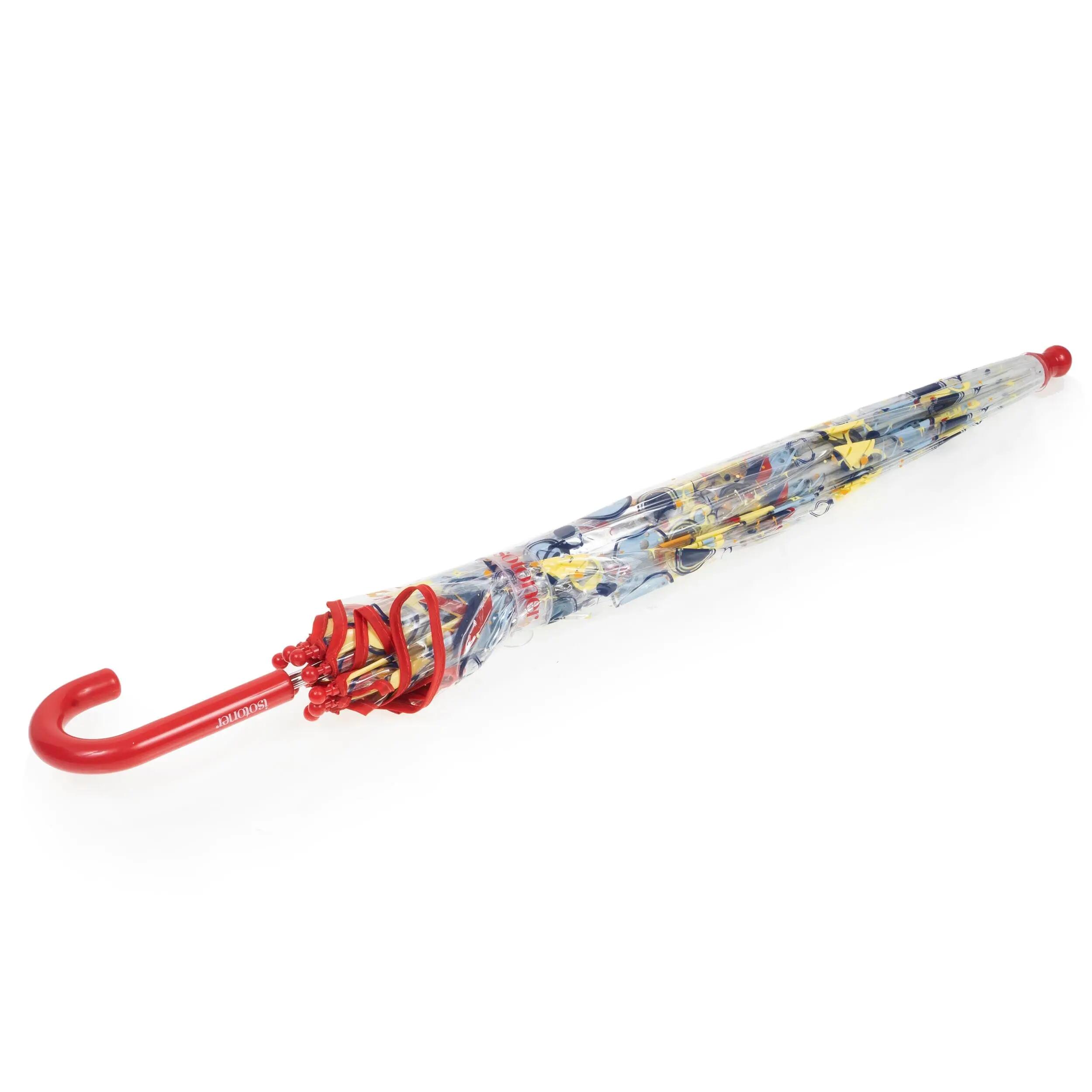 Transparante PVC paraplu/Cosmonaute voor kinderen 4/5