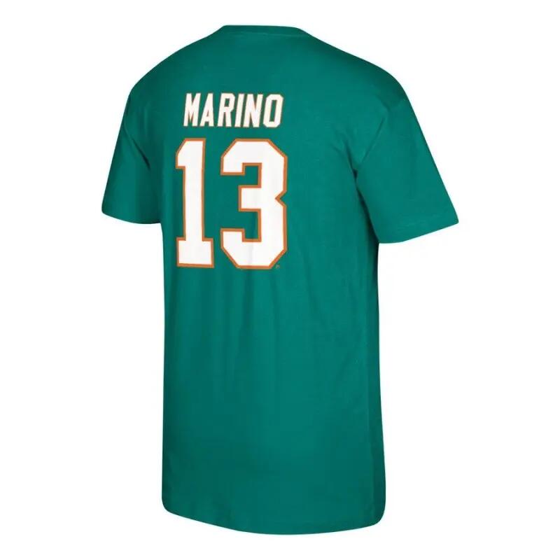T-shirt NFL Dan Marino Miami Dolphins Mitchell & Ness player Aqua 2/3