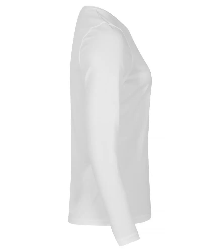 clique Basic Active-T L/S Women – Maglia manica lunga in polyester spun dyed 4/4