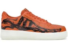 schoenen - lifestyle - unisex - air force 1 low - oranje/wit-zwart 3/4