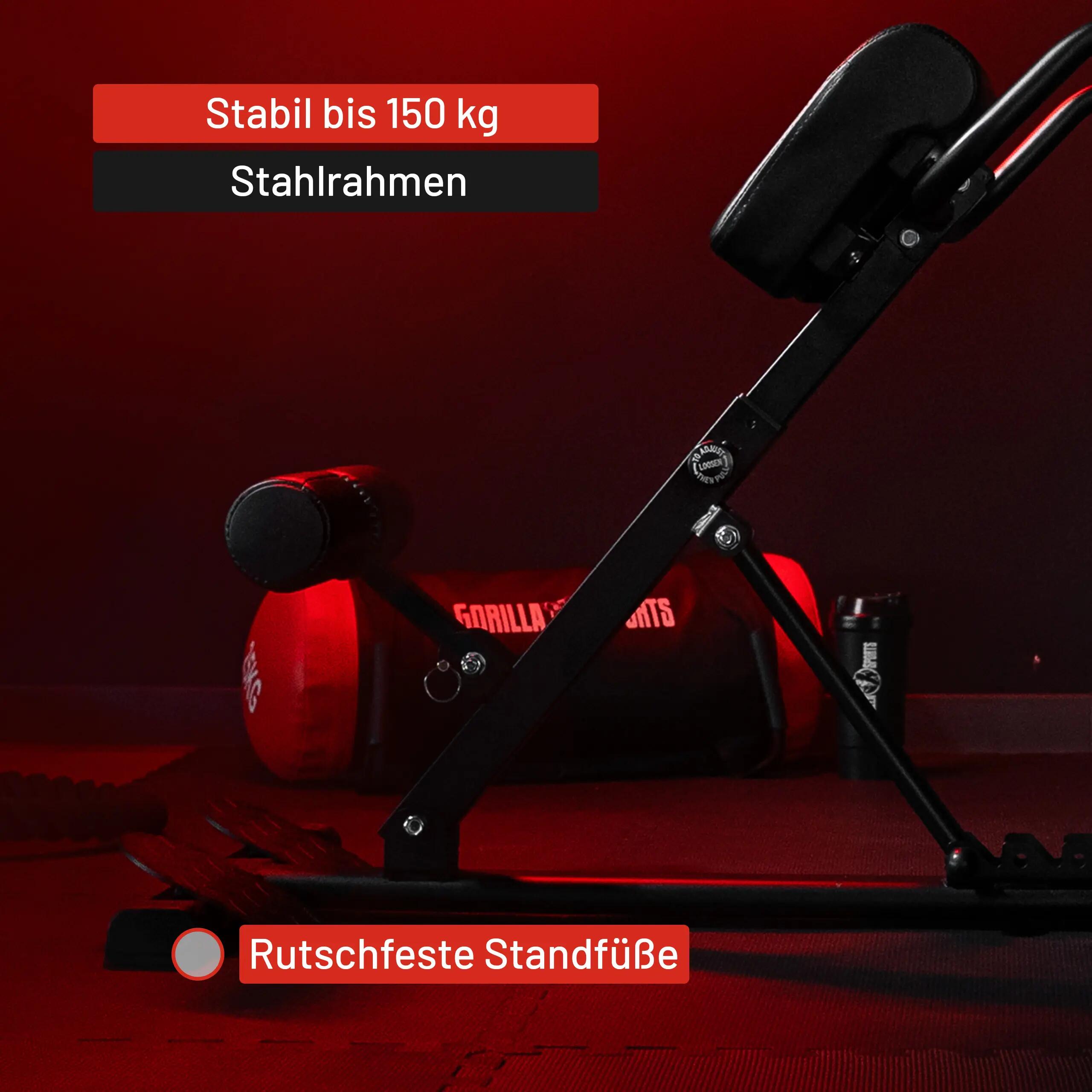 Banc Lombaire -  Banc Musculation, Chaise Romaine Pliable, Chaise Abdominaux 2/7