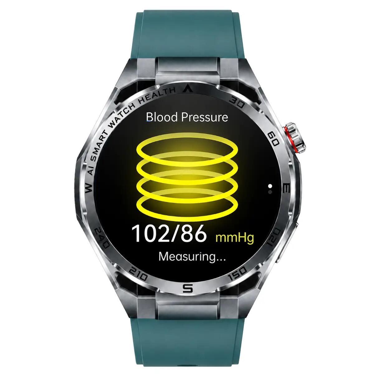 Relógio Smartwatch desportivo verde WM18 3/6