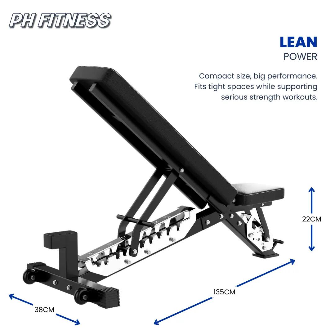 Panca regolabile PRO380 200 kg+ | PH Fitness 4/7