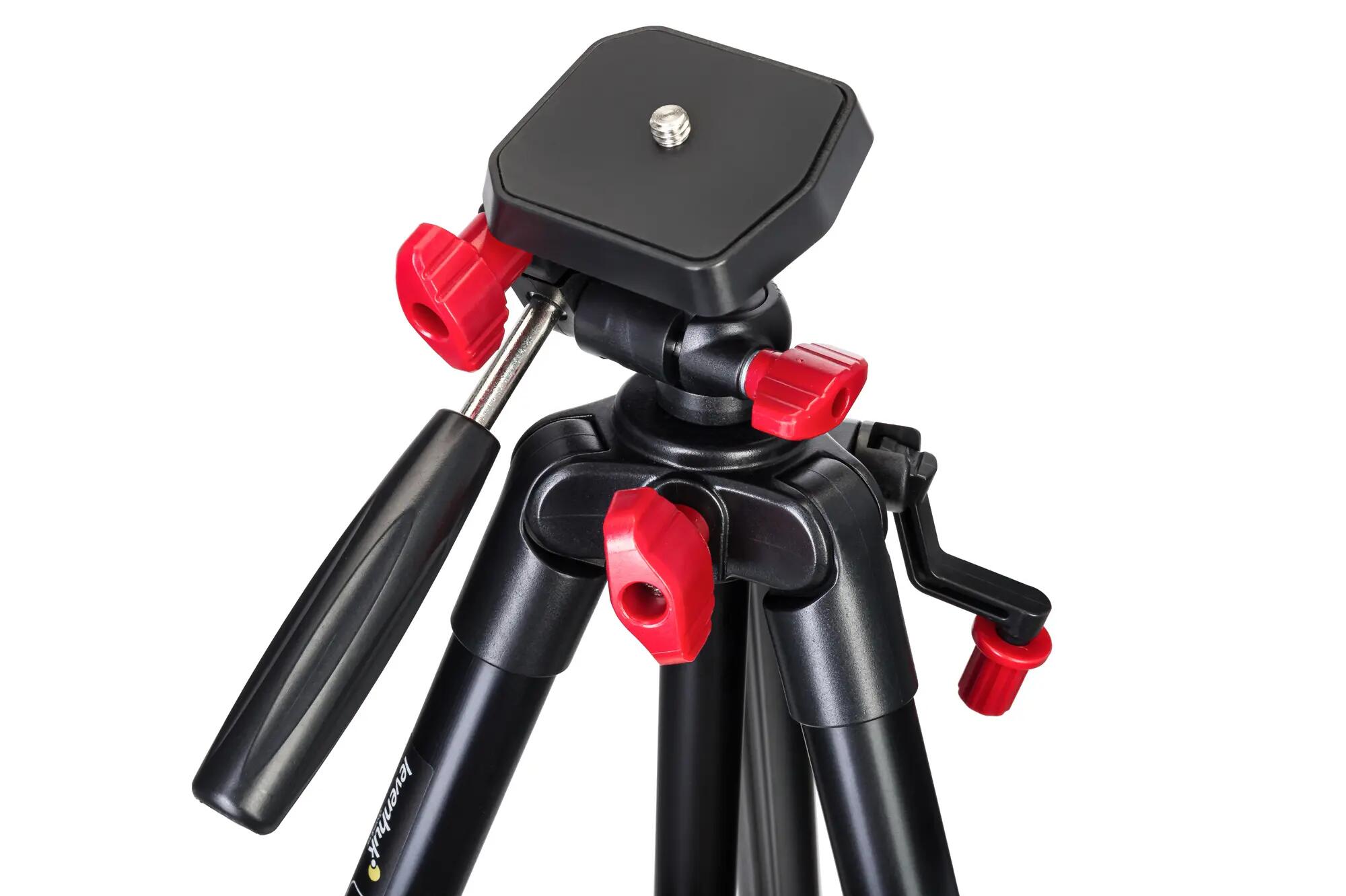 Treppiede - Outdoor - Compatto, 420–1300 mm - Levenhuk Level BASE TR10 - Nero 6/6