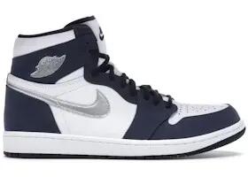 Scarpe - basket - high-top - air jordan 1 - bianco/argento