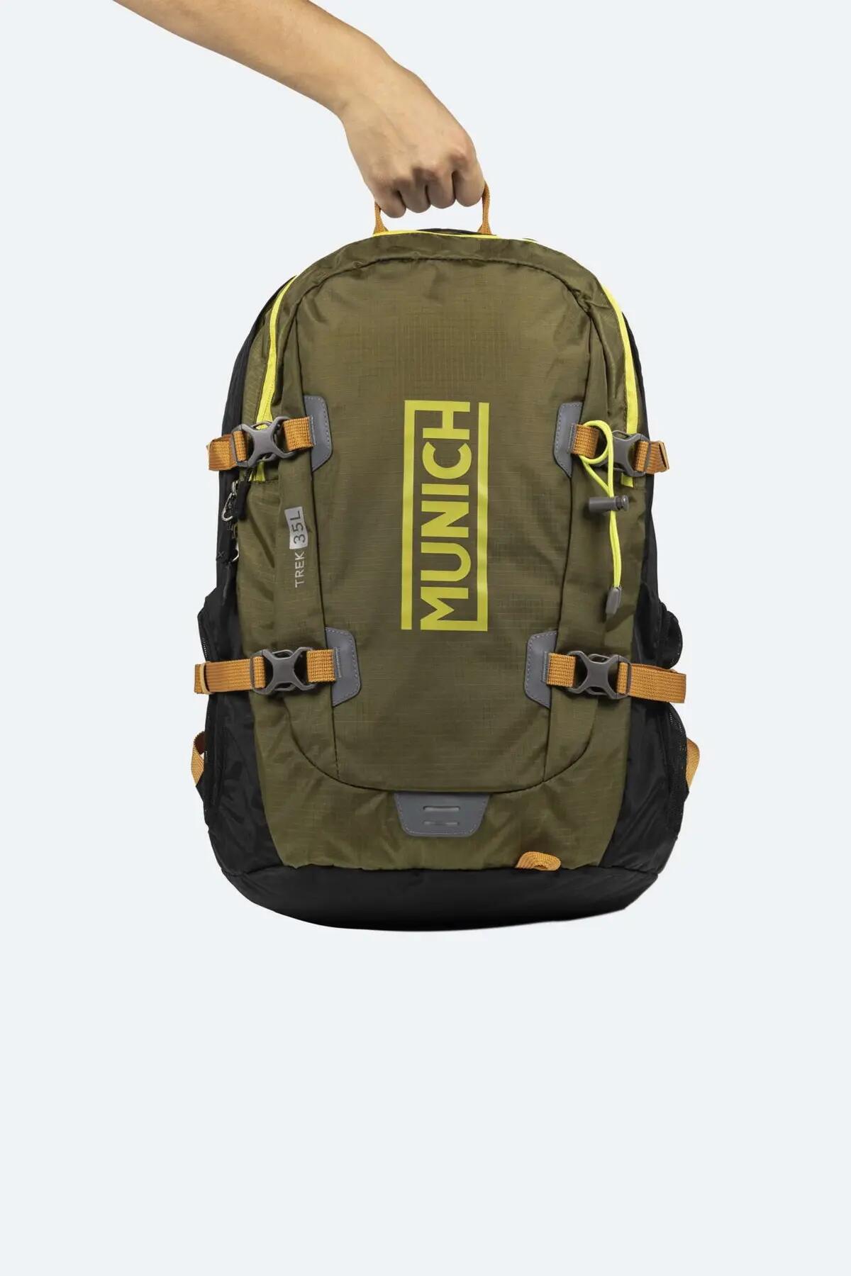 MUNICH GYM SPORTS BACKPACK TRECK 35L KHAKI 4/5