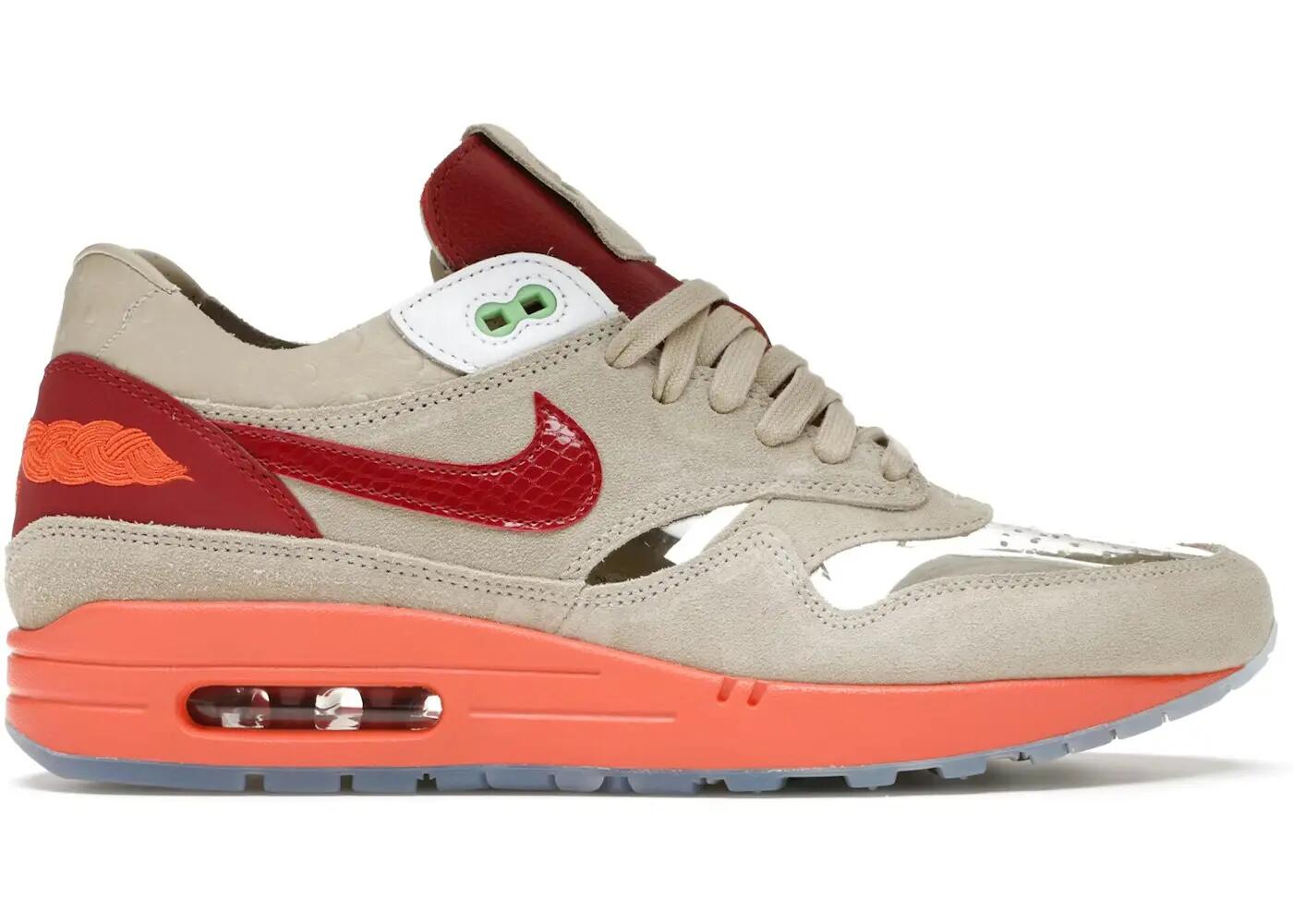 Chaussures - walking - homme - translucide - air max 1 - bleu 1/3