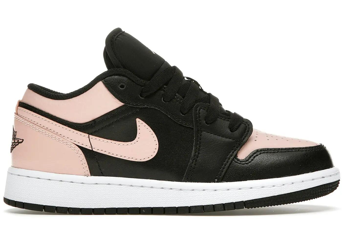 Kinder - Sportwalking Schuhe - Jordan 1 Low - Crimson/Schwarz 2/3
