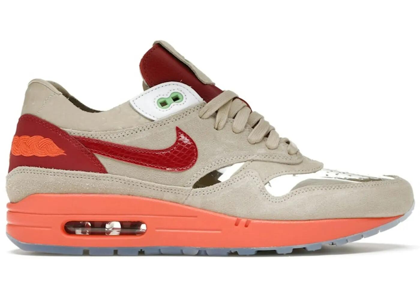 Chaussures - walking - homme - translucide - air max 1 - bleu 2/3