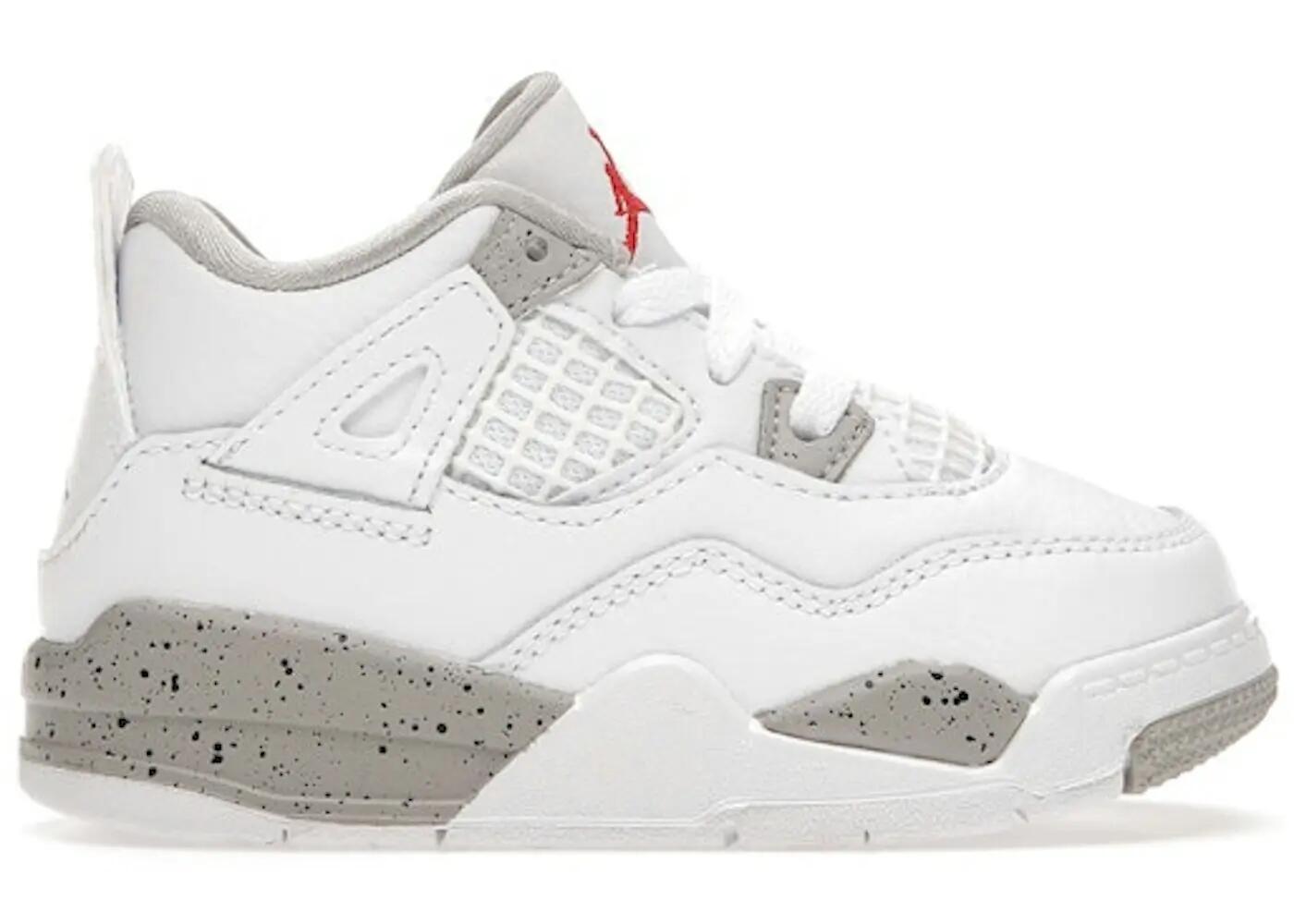 Scarpe - Basket - Bambino - Retro pelle - Jordan 4 - Bianco 2/3