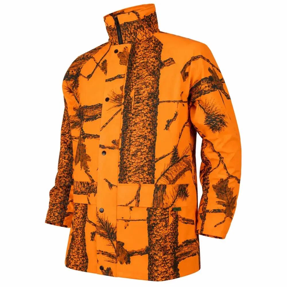 Veste de pluie Treeland étanche camo orange blaze M à 4XL 2/5