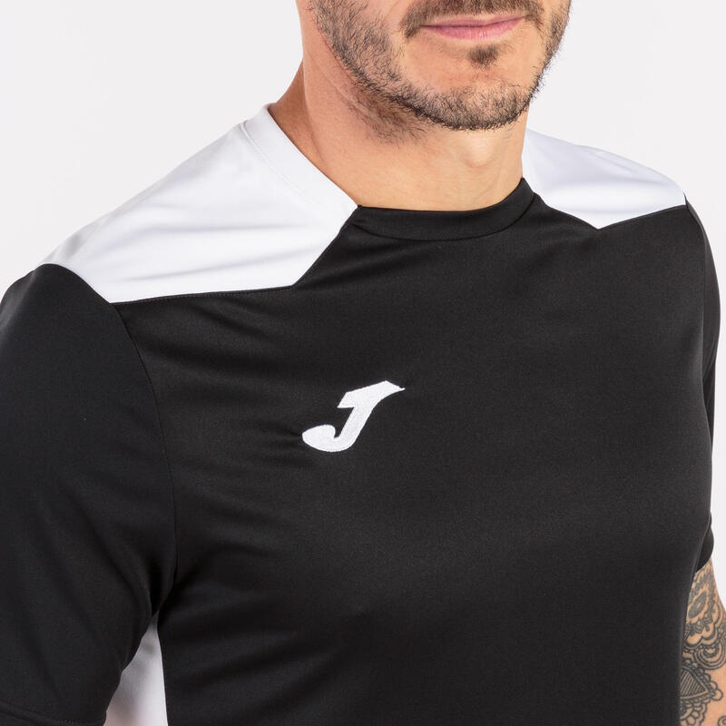 Camiseta manga corta Hombre Joma Championship vi negro blanco