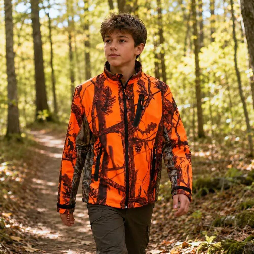 Percussion Softshell Kinderjas Ghostcamo - 8 jaar 4/5
