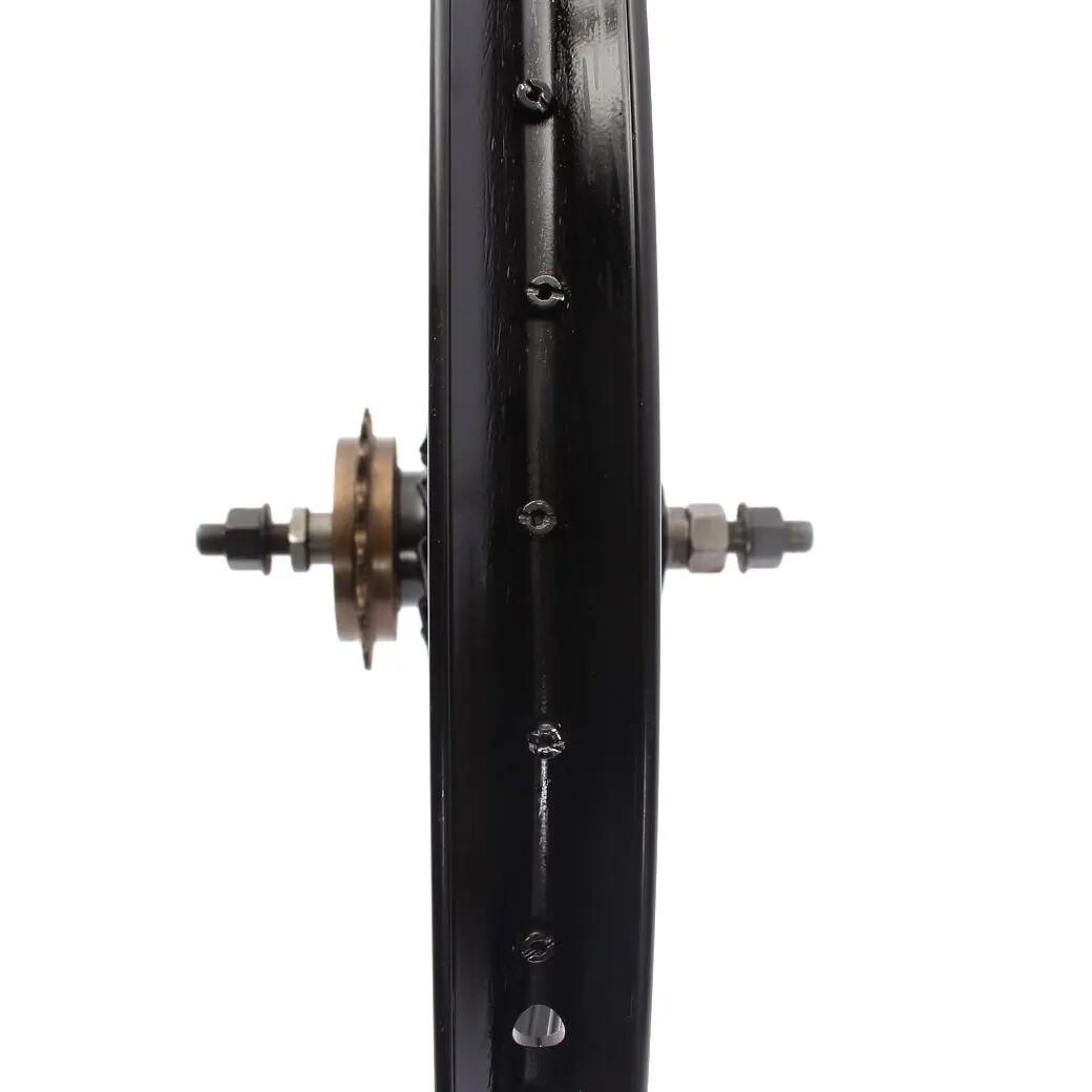 BMX ACHTERWIEL ZWART 20" 10MM KHEBIKES 4/5
