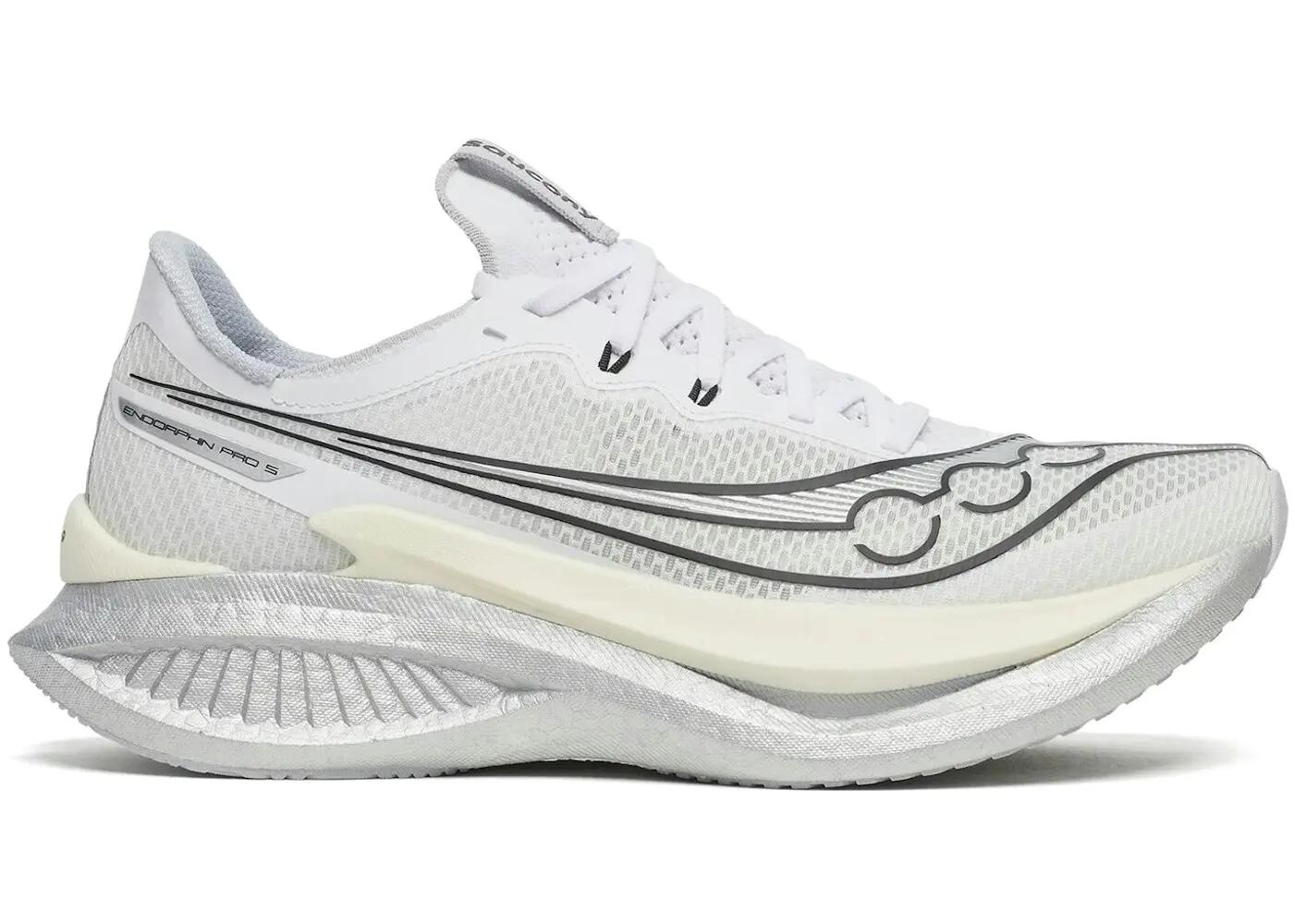 Scarpe - corsa - uomo - leggere, reattive - Endorphin Pro 5 - White/Black 2/3
