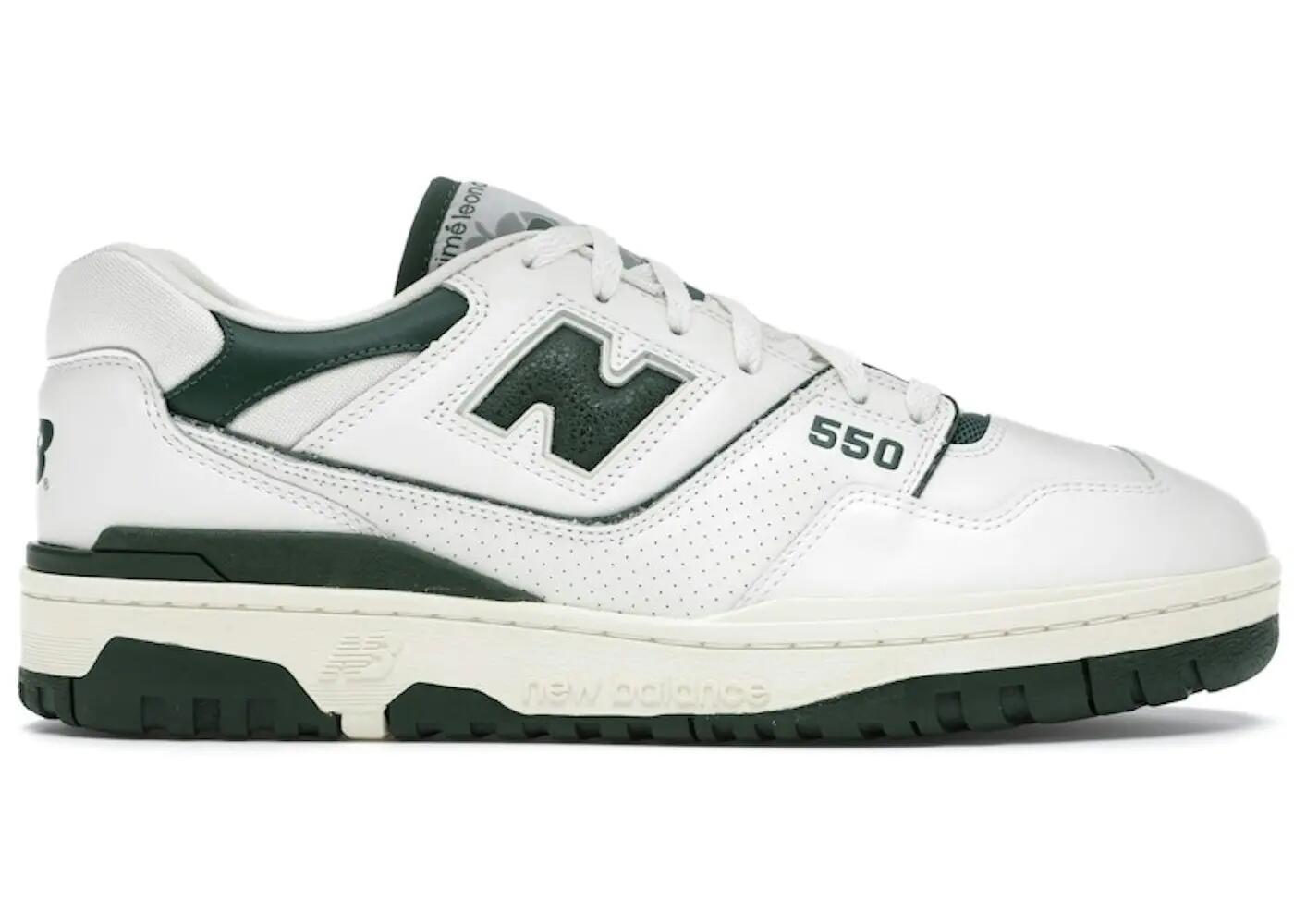 New Balance 550 Aime Leon Dore White Green 2/3