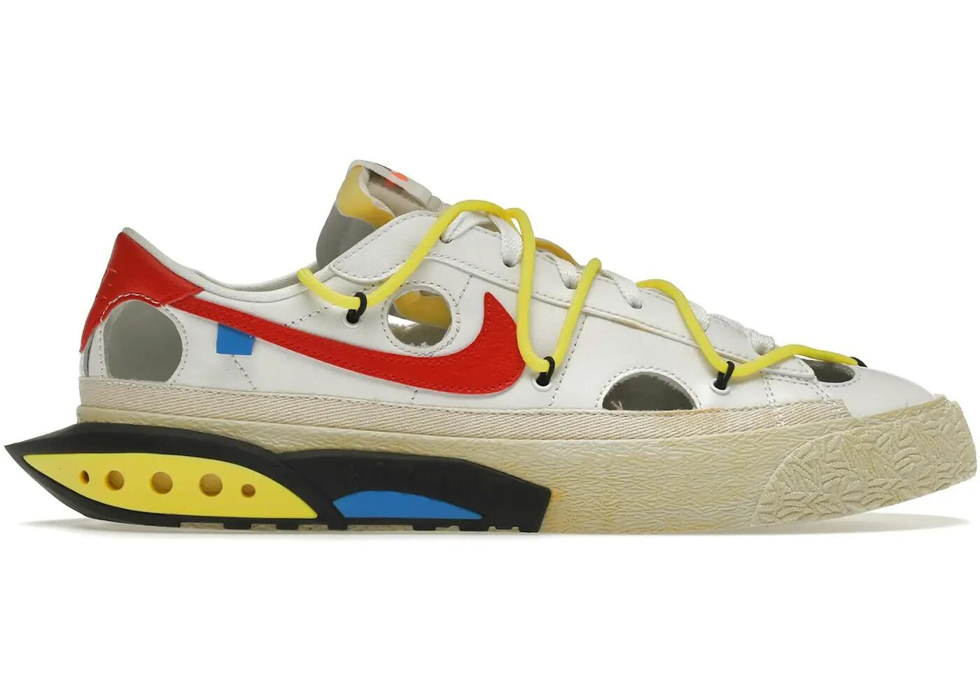 Zapatillas Blazer Low Off-White White University Red 2/3